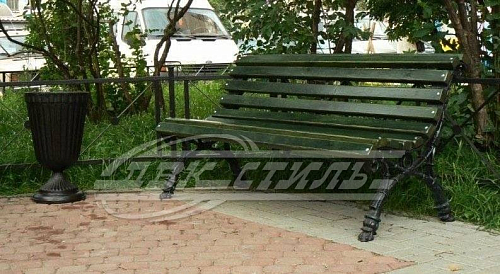Скамейка чугунная «Европа».  �6